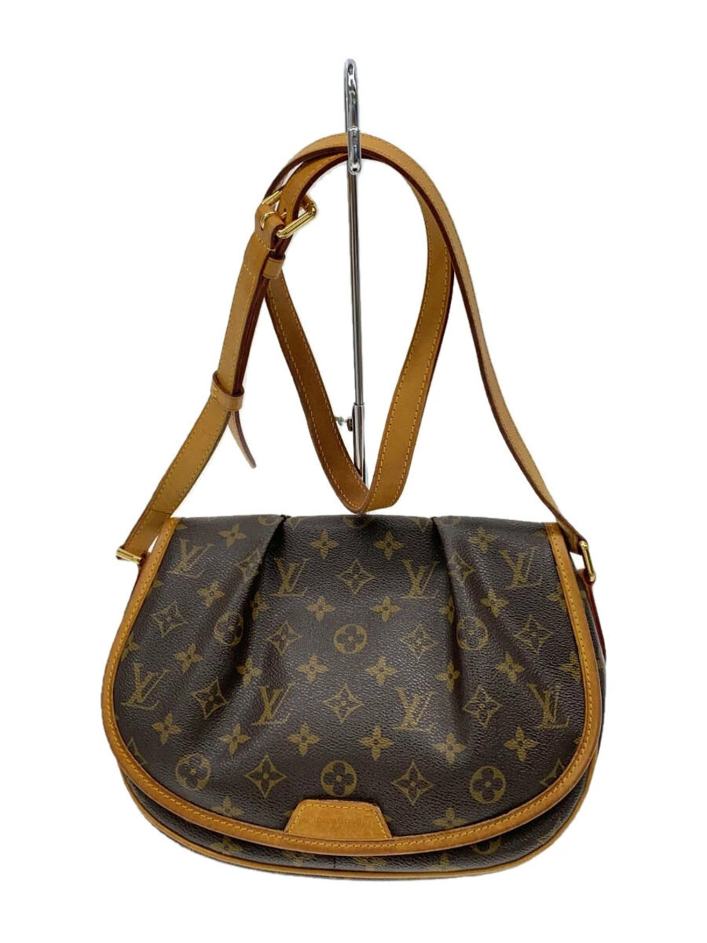LOUIS VUITTON Menilmontant Monogram Canvas Brown